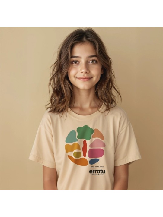 Camiseta infantil natural